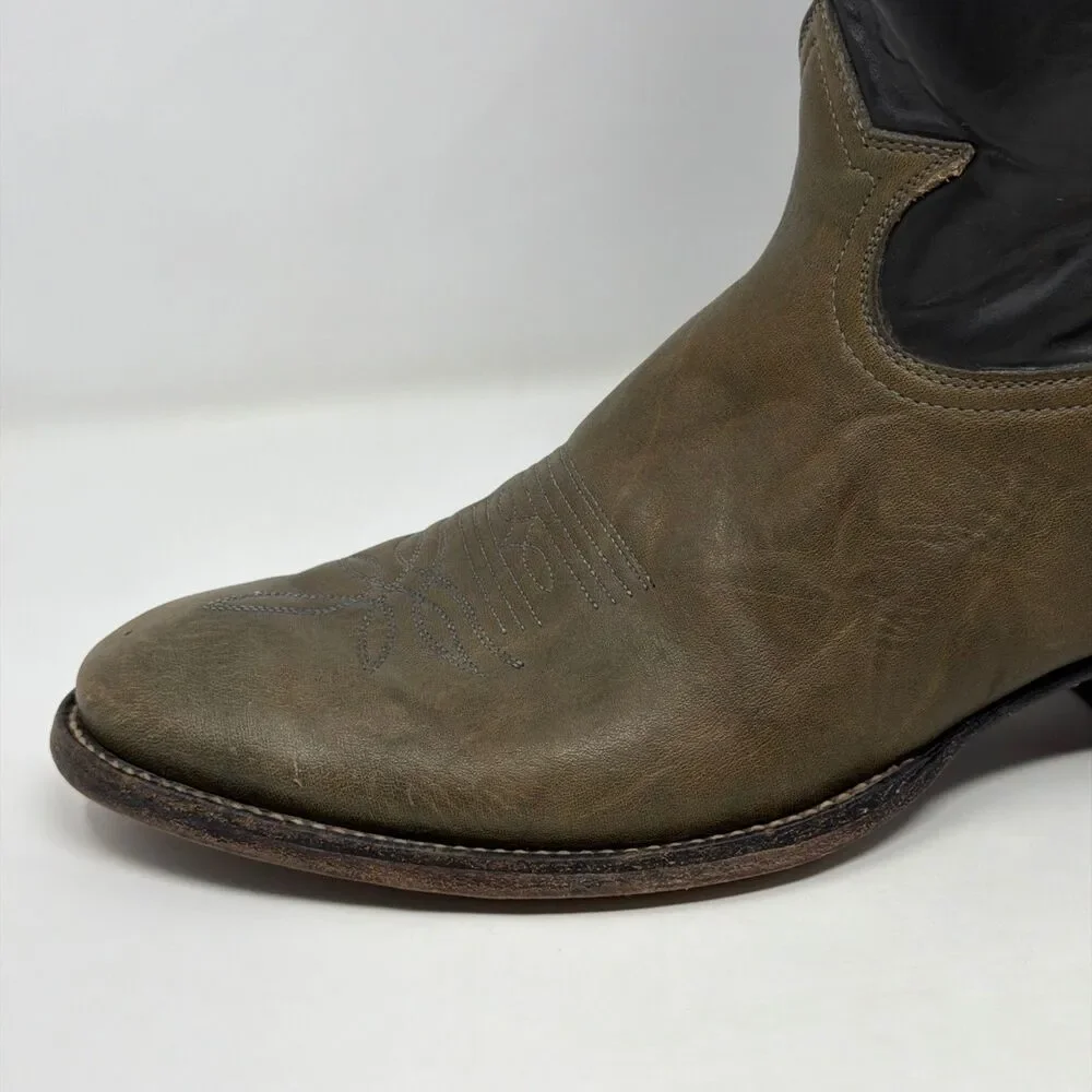 Tony Lama Vintage Western Cowboy Boots Size 11B USA Made READ